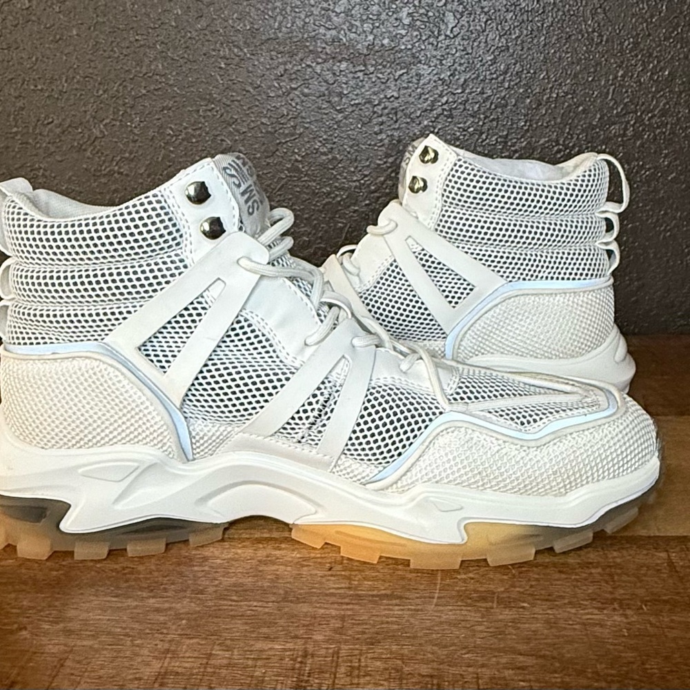 Steve Madden White High-Top Sneakers